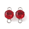 304 Stainless Steel Micro Pave Cubic Zirconia Connector Charms X-STAS-H240-50P-03-1