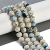 Natural Blue Ice Glacierite Stone Beads Strands G-H062-A04-03-2