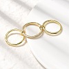 Brass Micro Pave Cubic Zirconia Finger Rings RJEW-P166-01B-G-2