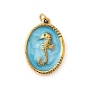 304 Stainless Steel Enamel Pendants STAS-B093-02G-01-1