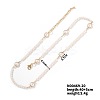 Fashion Elegant Plastic Imitation Pearl Chain Necklaces TS5370-3-1