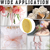20 Yards Ruffled Polyester Elastic Lace Trim EW-WH0018-01A-5