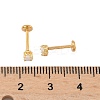 304 Stainless Steel Synthetic Opal Stud Earrings EJEW-B143-01G-01-5