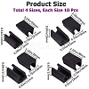 40Pcs 4 Style Plastic Non-slip U Shaped Chair Foot Protectors KY-GF0001-37A-2