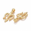 Rack Plating Brass Pendants KK-M226-01G-2