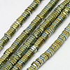 Electroplate Non-magnetic Synthetic Hematite Beads Strands G-J165-4mm-06-1