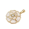 304 Stainless Steel Enamel Pendants STAS-C139-03A-G-2
