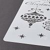 Creative Christmas Plastic Drawing Stencil DIY-L007-11-4