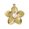 Plastic Imitation Pearl Pendants X-STAS-P408-11G-1