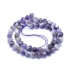 Natural Amethyst Beads Strands X-G-L552H-03B-3