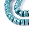 AB Color Plated Opaque Glass Beads Strands LS-GLAA-T026-3x6mm-P08-3