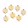 304 Stainless Steel Pendants STAS-F267-10Y-G-1