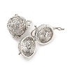 Filigree Round Brass Cage Pendants LS-KK-D389-01P-A-2