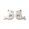 Non-Tarnish 304 Stainless Steel Pendants STAS-M089-34P-1