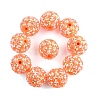 10Pcs Opaque Acrylic Beads OACR-YW0003-35H-1