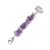 Halloween Pumpkin Alloy Pendant Decorations HJEW-JM02073-02-4