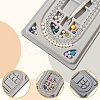 Plastic Flocked Bead Design Boards ODIS-YW0001-05-4