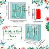 Paper Jewelry Pouches Handle Bags ABAG-WH0039-37C-2