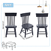Mini Wood Chairs LS-AJEW-WH0041-76C-4