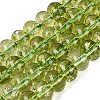 Crackle Transparent Glass Beads Strands GLAA-N074-02B-01-1