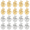 20Pcs 2 Colors Stainless Steel Charms STAS-BC0004-11-1