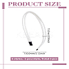 Handmade Plastic Pearl Hair Bands for Wedding Bridal Bridesmaid OHAR-LP0002-32-2