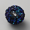 Opaque Acrylic Glitter Beads FIND-CJC0010-111A-18-2