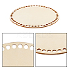 Cedar Wooden Basket Bottoms WOOD-WH0098-58-5