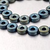 Electroplate Non-magnetic Synthetic Hematite Beads Strands G-F300-03B-F07-1