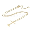 304 Stainless Steel Pendant Necklaces NJEW-H029-02G-T-2