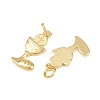 Holy Communion Chalice Brass Pendants KK-L275-26G-2