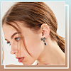 8Pcs 304 Stainless Steel Stud Earrings Findings EJEW-BBC0001-87-5