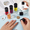 Transparent Glass Nail Polish Empty Bottle AJEW-GF0009-76B-02-3