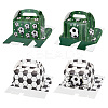 12Pcs 4 Styles Rectangle Football Print Paper Storage Candy Boxes CON-WH0095-58-1