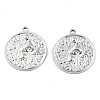 Non-Tarnish 201 Stainless Steel Pendants STAS-N098-143P-3