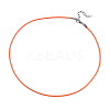 Waxed Cotton Cord Necklace Making MAK-S034-013-2