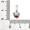 Brass Micro Pave Cubic Zirconia Charms KK-D356-05C-P-3