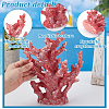 Resin Imitation Coral Ornaments AJEW-WH0696-124-3