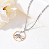 Chinese Style Alloy Pendant Necklaces NJEW-YW0001-01-5