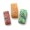 Dyed Natural Myanmar Jade Carved Beads GG-CBABA9C-07-1