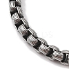 304 Stainless Steel Box Chain Bracelets for Men BJEW-B096-33A-AS-2