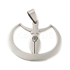 Non-Tarnish 201 Stainless Steel Pendants LS-STAS-D190-18P-1