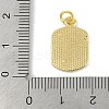 Brass Enamel Pendants KK-B114-10G-3