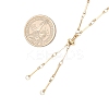 304 Stainless Steel Flat Bar Link Chain Necklace Making AJEW-JB01348-01-2