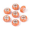 Opaque Resin European Beads RESI-T057-29J-2