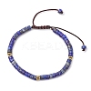 Natural Lapis Lazuli Braided Bead Bracelets BJEW-JB11114-02-1