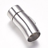 Tarnish Resistant 304 Stainless Steel Bayonet Clasps STAS-O114-031P-D-4
