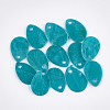 Spray Painted Capiz Shell Charms SSHEL-T006-10D-1