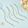 2 Pairs 2 Colors 2 Row Rhinestone Chain Non-slip Bra Straps FIND-GO0002-49-7