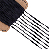 25 Yards Nylon Wavy Fringe Lace Trim Ribbon OCOR-GF0004-30A-1